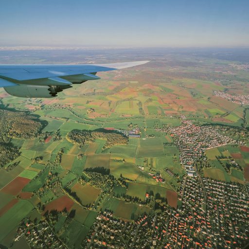 Survol de la Côte des Bar en avion
