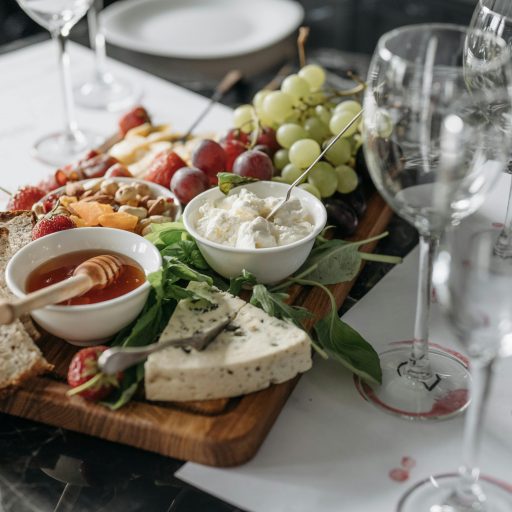 wine and charcuterie in Gaillac, Sud-Ouest