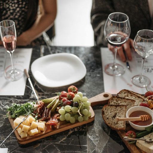 wine and charcuterie in Gaillac, Sud-Ouest