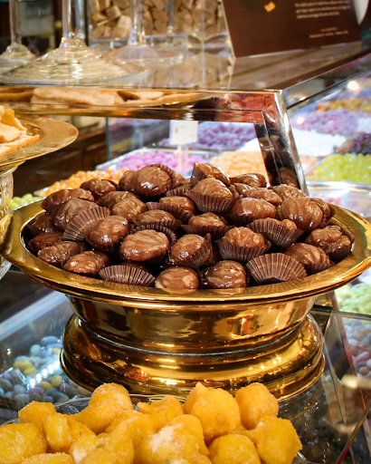 Handmade Easter chocolates and Piedmontese specialties in a historic Turin shop